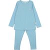 Stitched PJ, Bright-Blue - Pajamas - 1 - thumbnail