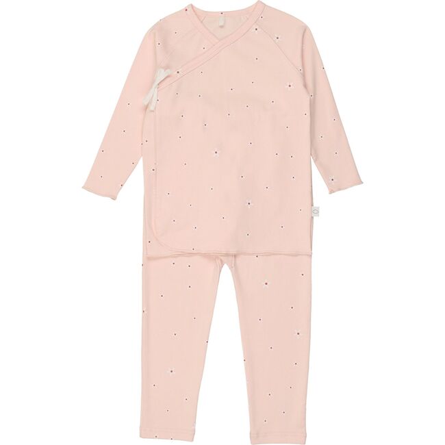 Floral Wrap PJ, Pink