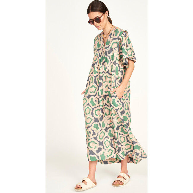 Belem Caftan, Marine Puddles - Dresses - 5