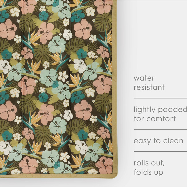 Outdoor Blanket 5x5, Hibiscus - Blankets - 1