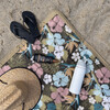 Outdoor Blanket 5x5, Hibiscus - Blankets - 4