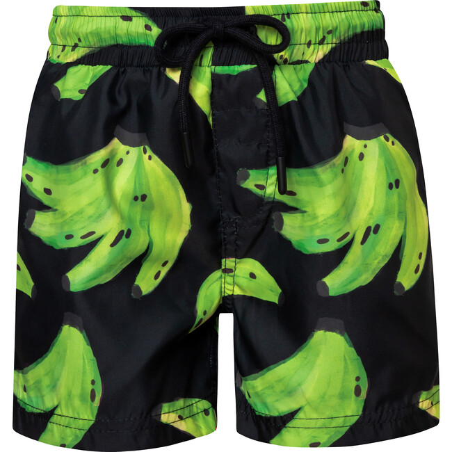 Platanos Negro Swimshorts, Black