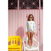Silla De Tierra Caliente Sun Longsleeve Swimsuit, White - One Pieces - 2