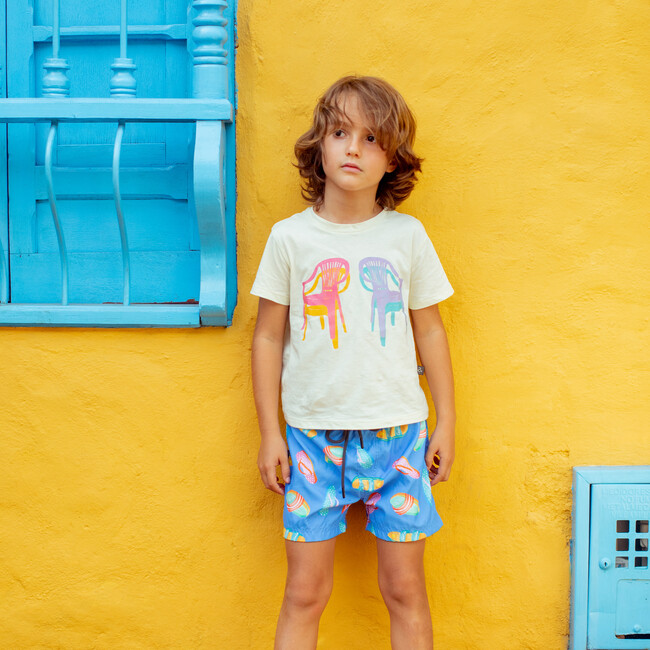 Chanclas Azul Swimshorts, Blue - Swim Trunks - 2
