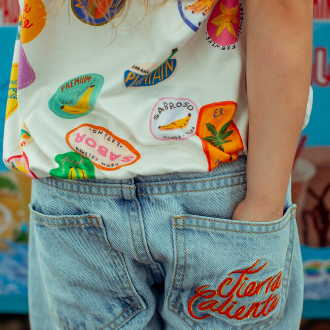 Plaza De Mercado Crudo T-Shirt Elena, White - T-Shirts - 2