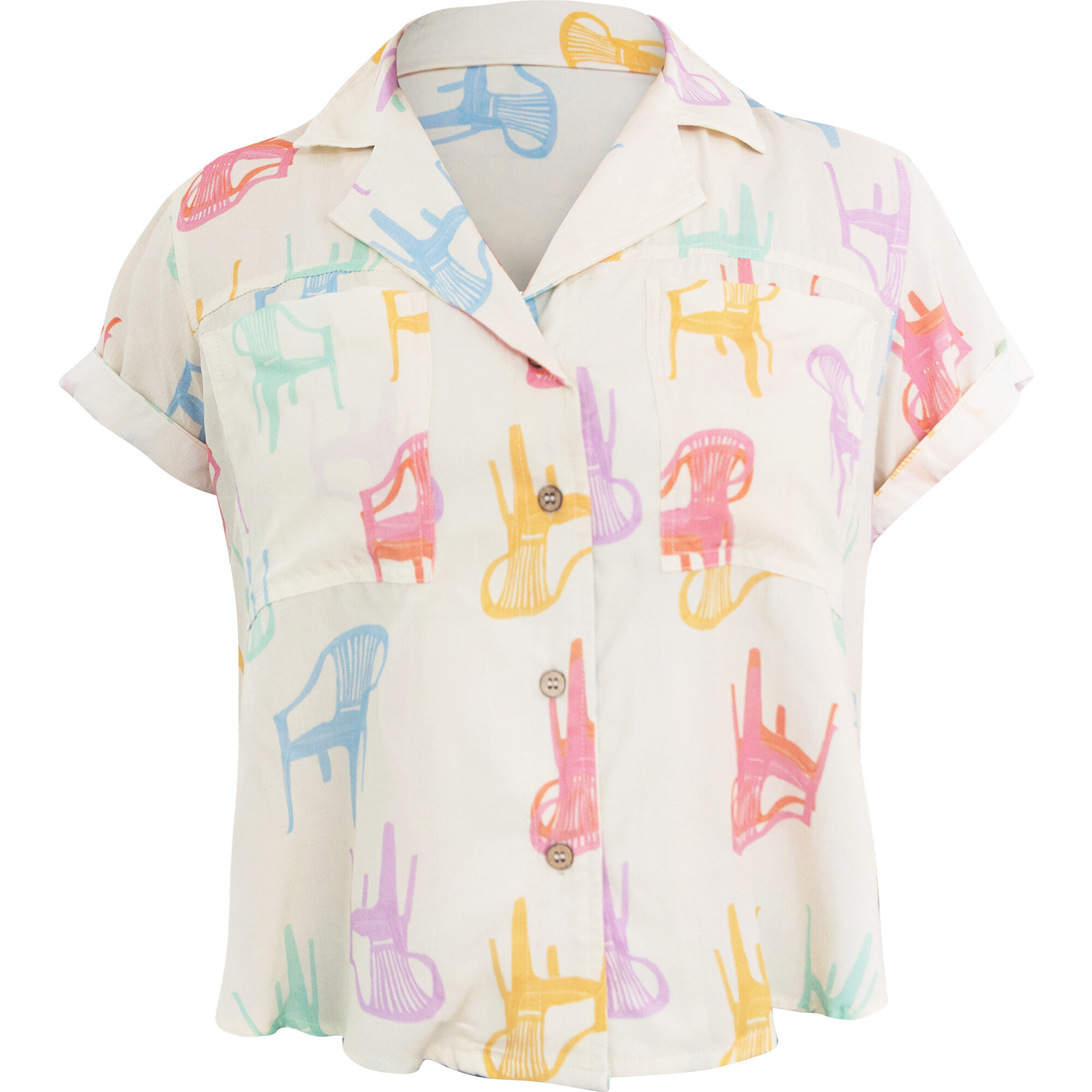 Sillas De Tierra Caliente Adult Women Guayabera, Tropical Shirt - T-Shirts - 1