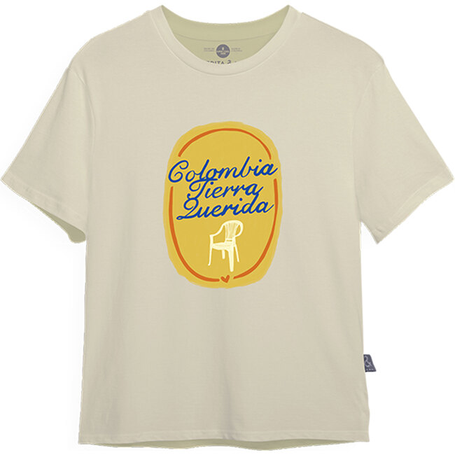 Colombia Tierra Querida T-Shirt Cotton, White