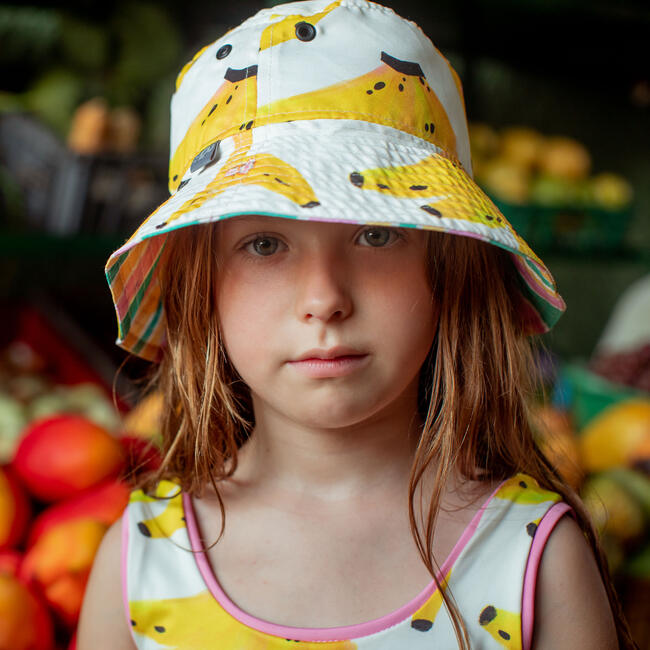 Banano Colombiano Bucket Hat, Multicolor