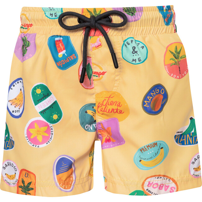 Plaza De Mercado Amarillo Swimshorts, Yellow