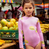 Maracuya Sun Longsleeve Swimsuit, Pink - One Pieces - 3