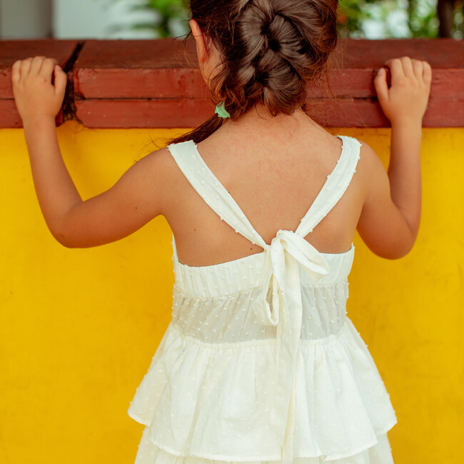 Plumeti Crudo Plumeti Dress, White - Dresses - 3
