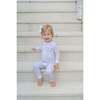 Parker Girls' Zipper Pajama, Sandcastles Pink - Footie Pajamas - 2