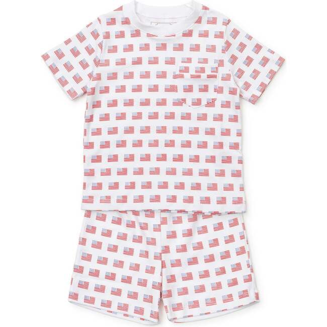 Charles Boys' Short Set, American Flag