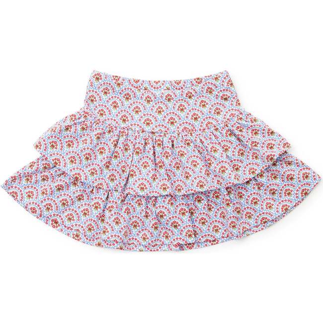 Maggie Girls' Tiered Skirt, Bunting Floral