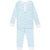 Jack Boys' Pajama Pant Set, Sandcastles Blue - Pajamas - 1 - thumbnail