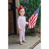 Parker Zipper Pajama, American Flag - Footie Pajamas - 2