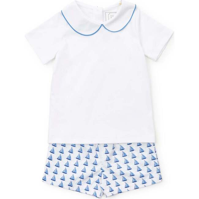 Field Boys' Woven Short Set, Sailing Away