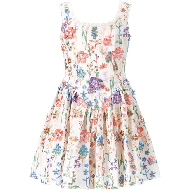 Serena Embroidered Mini Dress, Floral