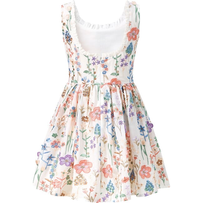 Serena Embroidered Mini Dress, Floral - Dresses - 2