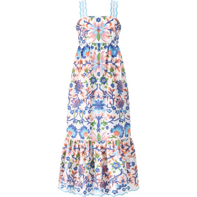 Joanna Embroidered Maxi Dress, Multi