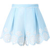 Harley Embroidered Shorts, Blue Stripe - Shorts - 1 - thumbnail