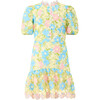 Ellison Embroidered Mini Dress, Floral - Dresses - 1 - thumbnail