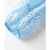 Harley Embroidery Top, Blue Stripe - Blouses - 6