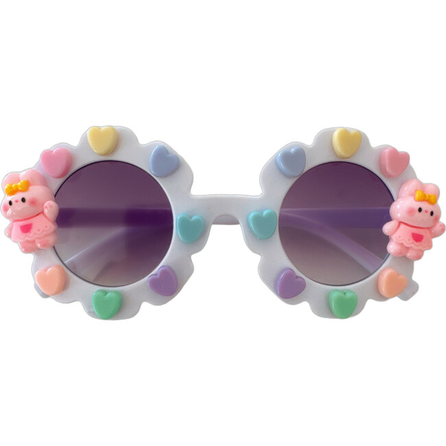 Heart Bunnies Cami Flower Sunnies, Pink