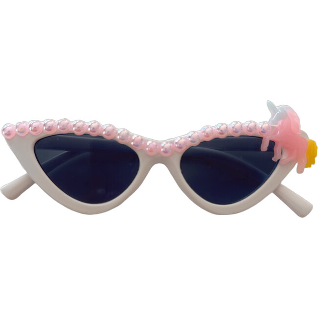 Dreamy Unicorn Elle Cat Eye Sunnies, White