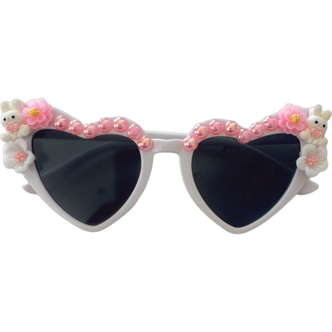 Bunny Life Anna Heart Sunnies, White