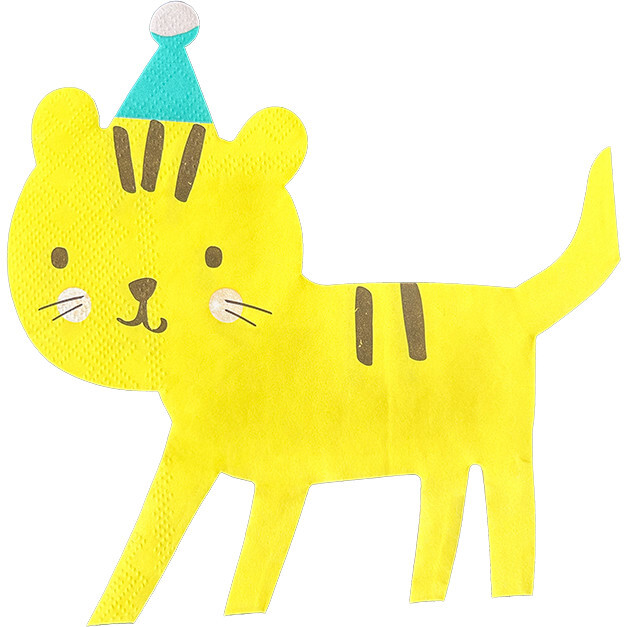 Little Celebrations Tiger Petite Napkins - Tableware - 1