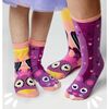 Owl & Mouse Matchy Mismatchy Socks Set (2 Pairs!) - Socks - 2