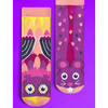 Owl & Mouse Matchy Mismatchy Socks Set (2 Pairs!) - Socks - 5