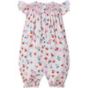 Wild Garden Smocked Bubble, Pink - Rompers - 2