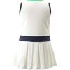 Tennis Pleated Dress & Shorts, Ivory - Dresses - 2