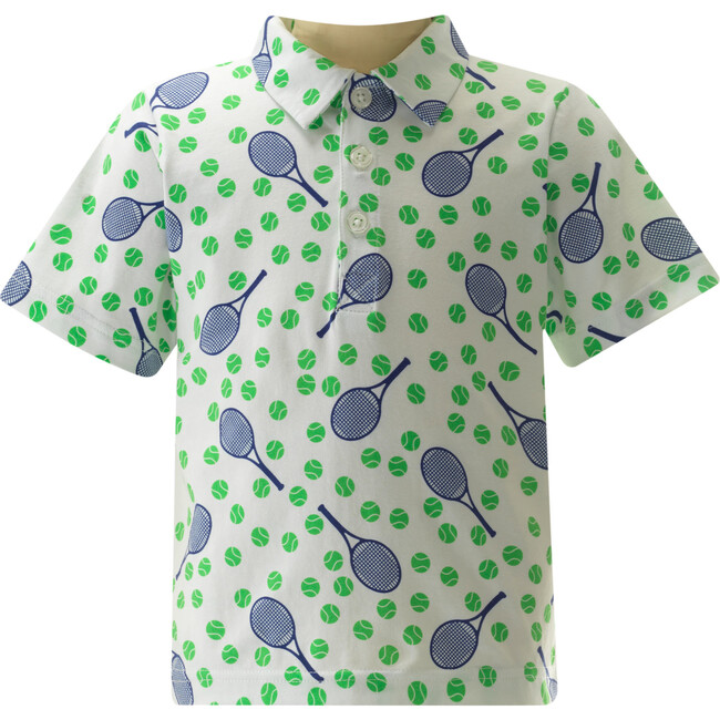 Tennis Ball Polo, White