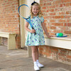 Tennis Ball Jersey Dress, Ivory - Dresses - 3