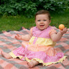 Striped Tier Button-Front Dress & Bloomers, Multi - Dresses - 3