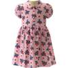 Strawberry Jersey Dress, Pink - Dresses - 1 - thumbnail