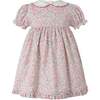 Scalloped Collar Floral Dress and Bloomers, Pink - Dresses - 1 - thumbnail