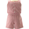 Lobster Embroidered Playsuit, Red - Rompers - 2