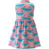 Flamingo Jersey Dress, Pink - Dresses - 2