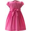 Bodice Smocked Dress, Pink - Dresses - 2