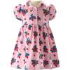 Baby Strawberry Jersey Dress, Pink - Dresses - 1 - thumbnail