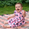 Baby Strawberry Jersey Dress, Pink - Dresses - 3