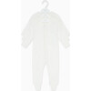 Stripe Two Way Zip-Up Sleepsuit 3 Pack, White - Footie Pajamas - 3