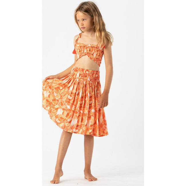 Kids Havana Skirt, Orange