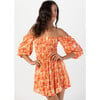 Callum Mini Dress, Orange - Dresses - 5