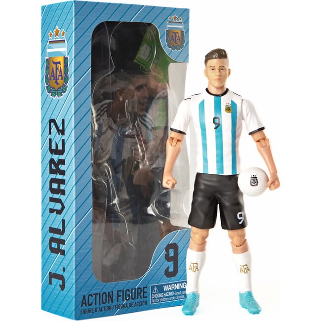 SOCKERS Argentina Julian Alvarez 8" Collectible Soccer Action Figure - Action Figures - 7