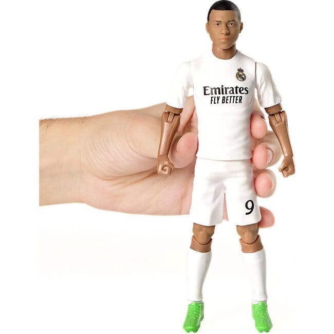 SOCKERS Real Madrid Mbappe 8" Collectible Soccer Action Figure - Action Figures - 6